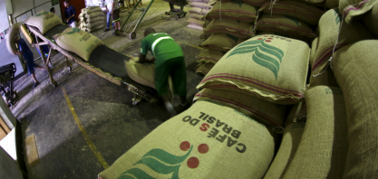 Exportação de café verde atinge 3 milhões de sacas em abril